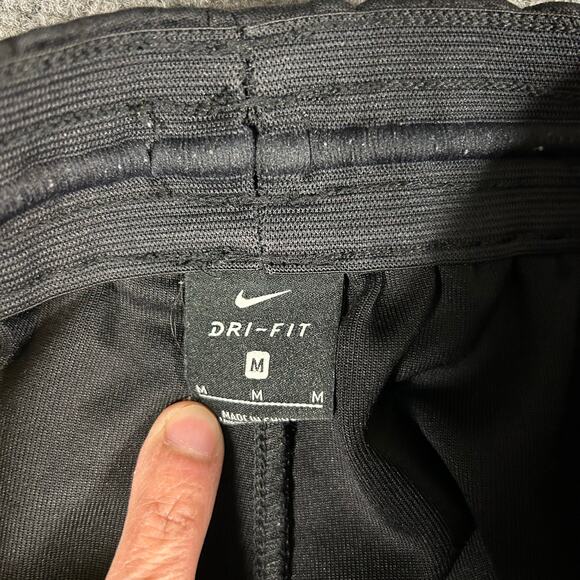 Nike Dri-Fit Jogger Track Pants Mens Size‎ M Black Back Vent Zipper - Picture 3 of 8